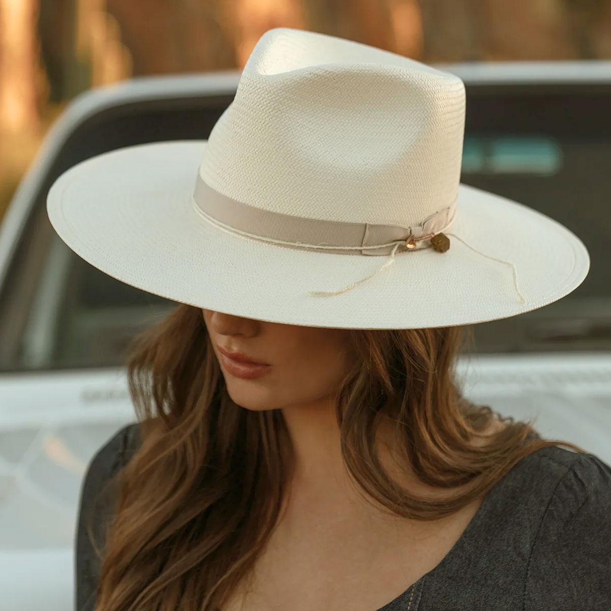 Stetson | JW Marshall Shantung Straw Western Hat | 127017 | lsftwo | NATURAL
