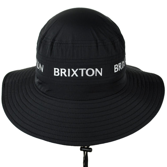 BRIXTON HATS | Journey Rain Safari Booney Hat | 185562 | front | BLACK