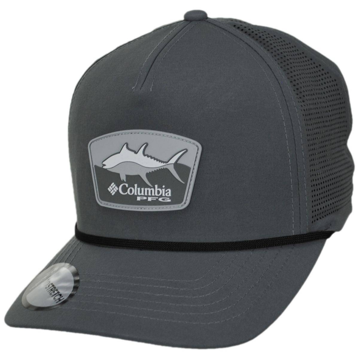 Columbia Sportswear | Tidal Pursuit 3D Stretch Snapback Baseball Cap | 400088 | lead | CITY GREY