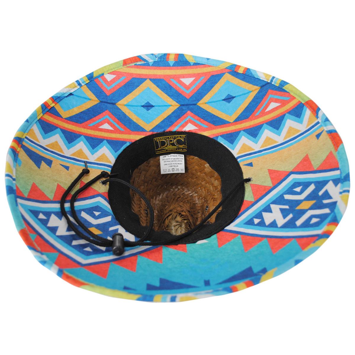 Dorfman Pacific | Queen Palm Straw Lifeguard Hat | 126362 | under | NATURAL