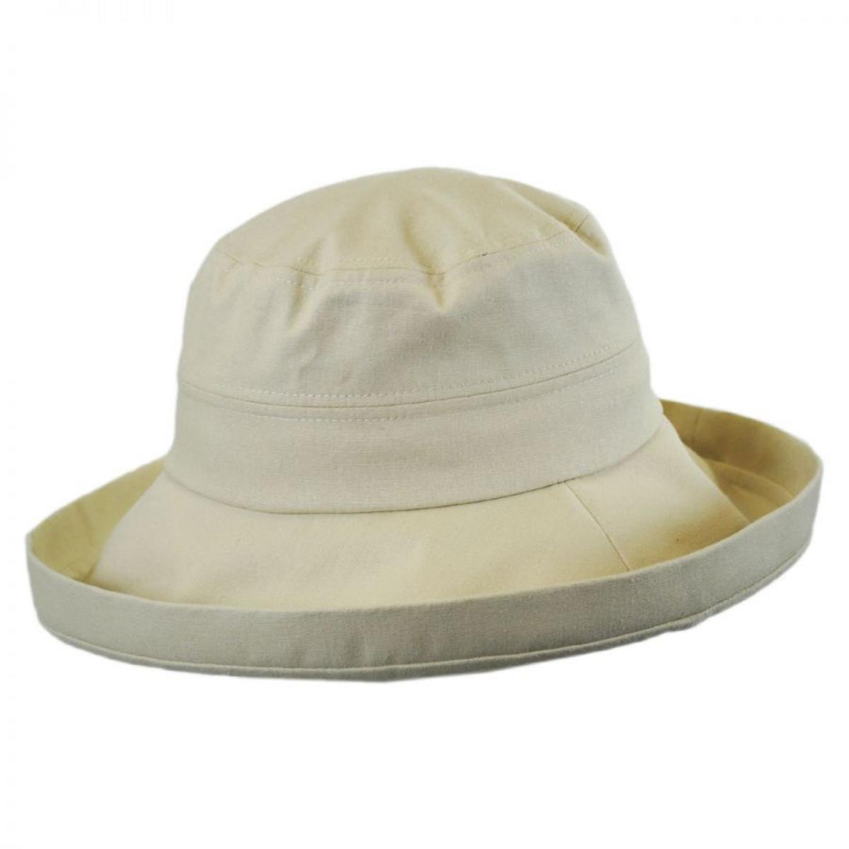 sur la tete | Lily Linen Breton Sun Hat | 109408 | profile | SAND