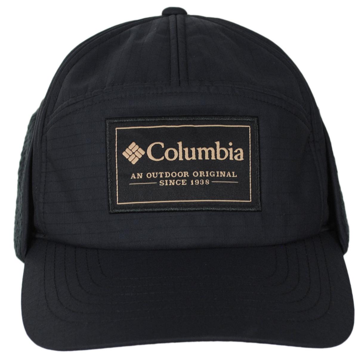 Columbia Sportswear | Landroamer Ear Flap Baseball Cap | 400096 | front | BLACK