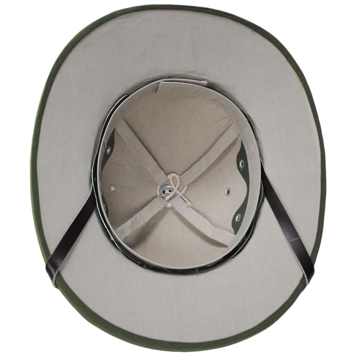 Village Hat Shop | Wholesale French Pith Helmet B2B Pre-Pack | B2B155800 | under | OLIVE GREEN