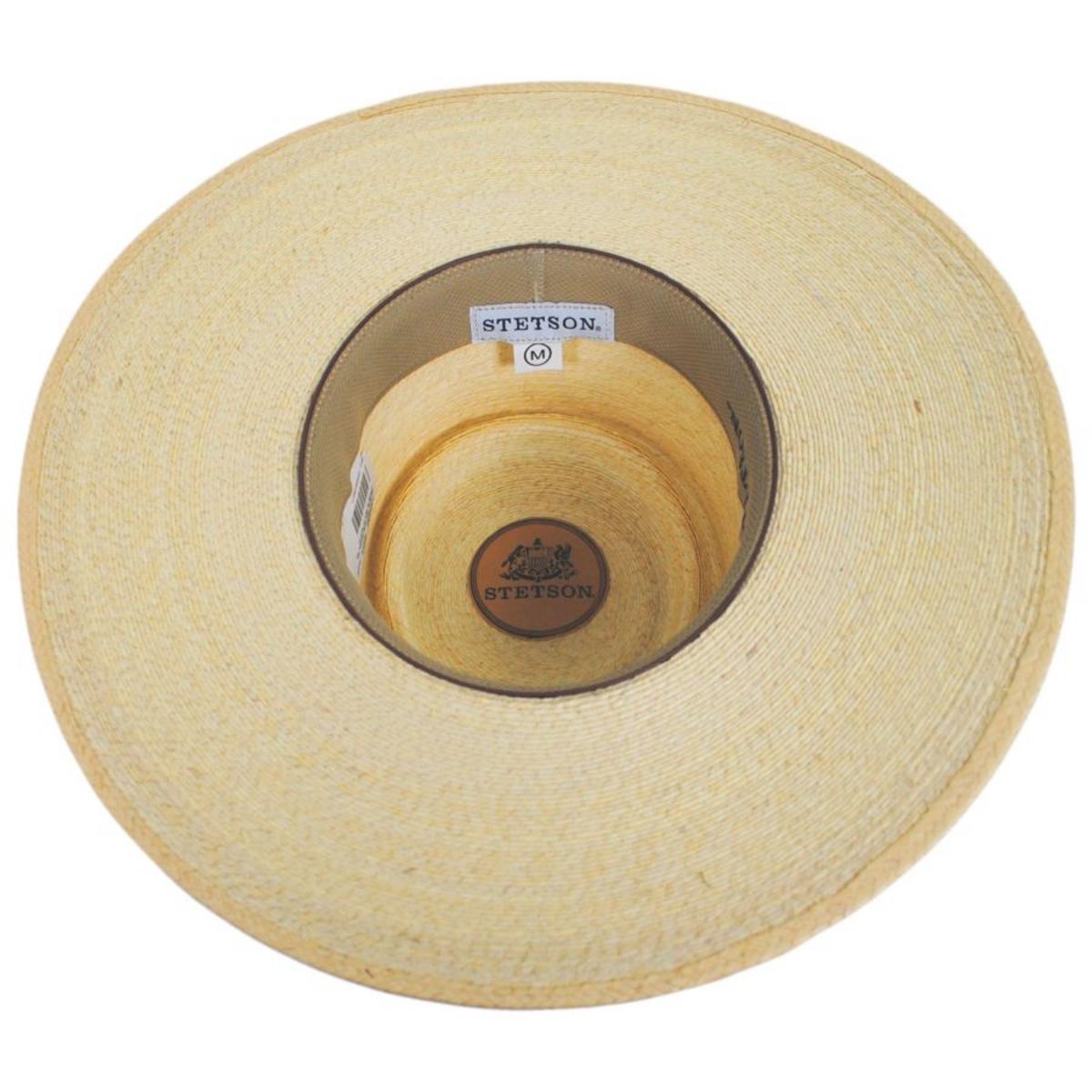 Stetson | Highlands Palm Straw Gambler Hat | 127036 | under | NATURAL
