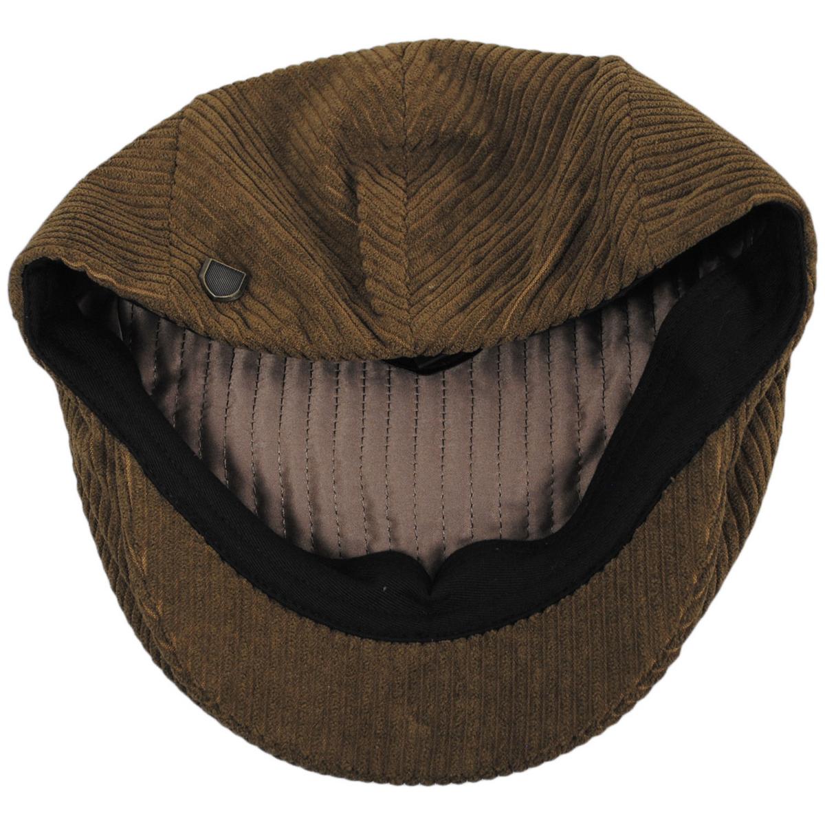 BRIXTON HATS | Corduroy Hooligan Ivy Cap | 161567 | under | PINECONE BROWN