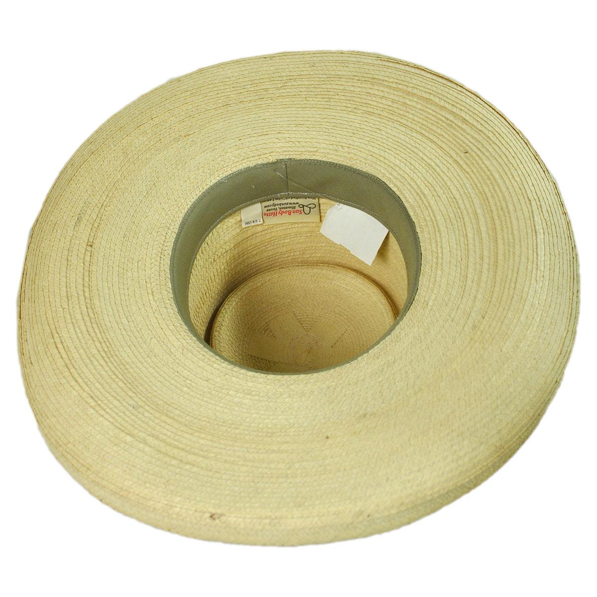 SunBody Hats | Sam Houston Planter Guatemalan Palm Leaf Straw Hat | 128202 | under | NATURAL