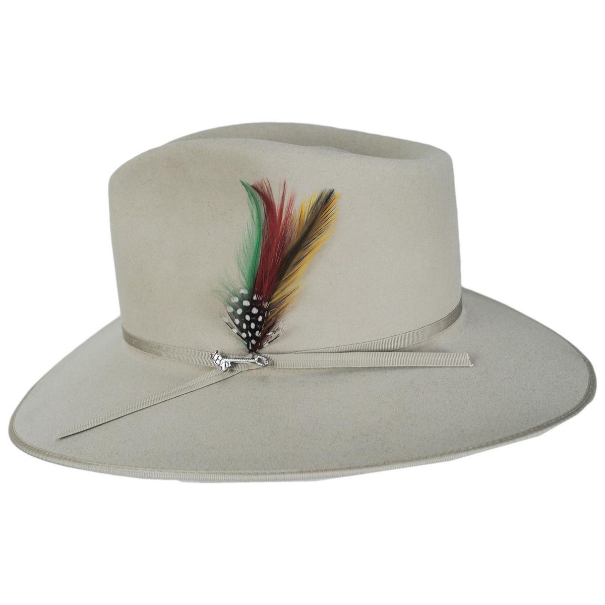 Stetson | Gun Club Dune 5X Fur Felt Western Hat | 130613 | profile | SILVERBELLY