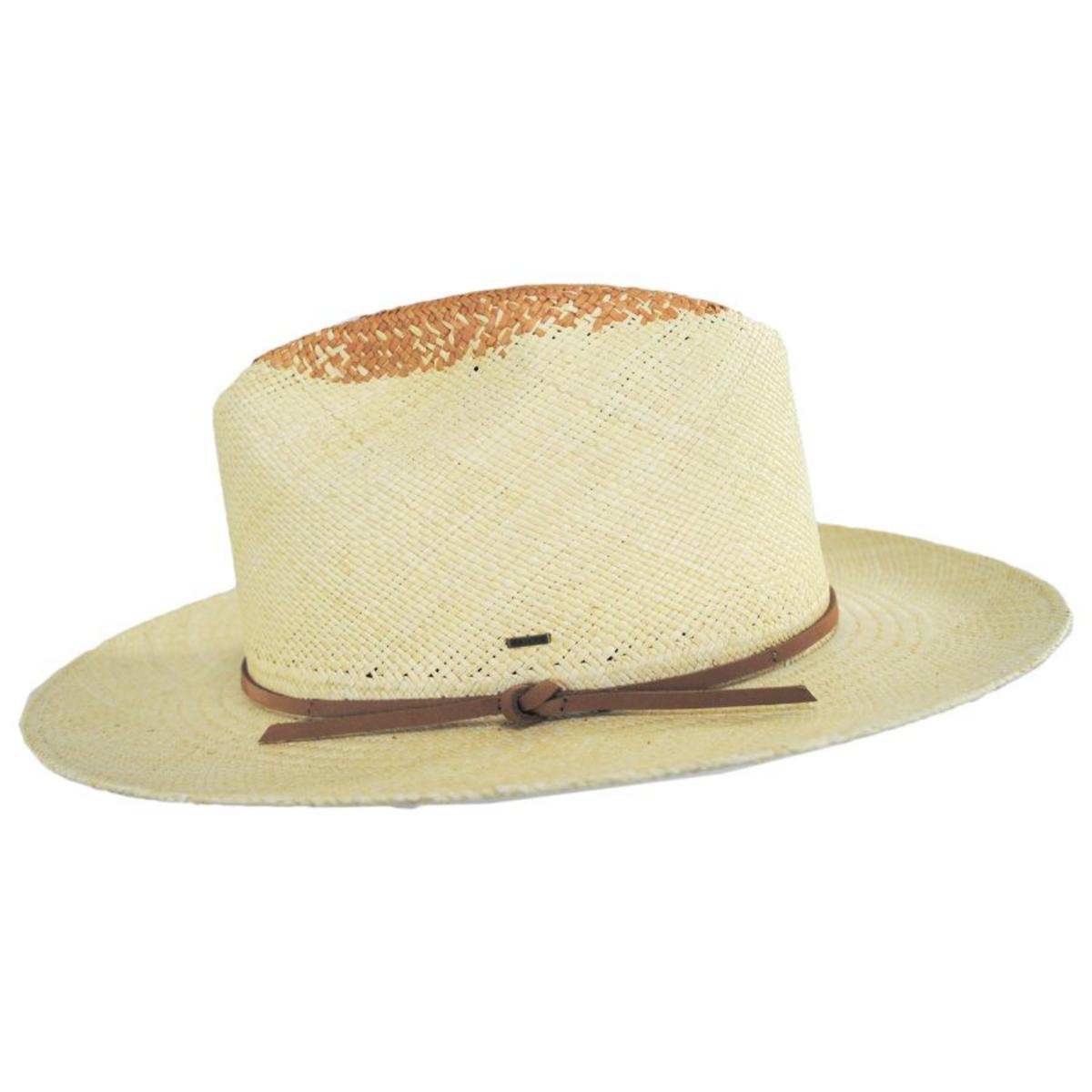 Bailey 1922 | Bystrom Panama Straw Fedora Hat | 127738 | profile | NATURAL