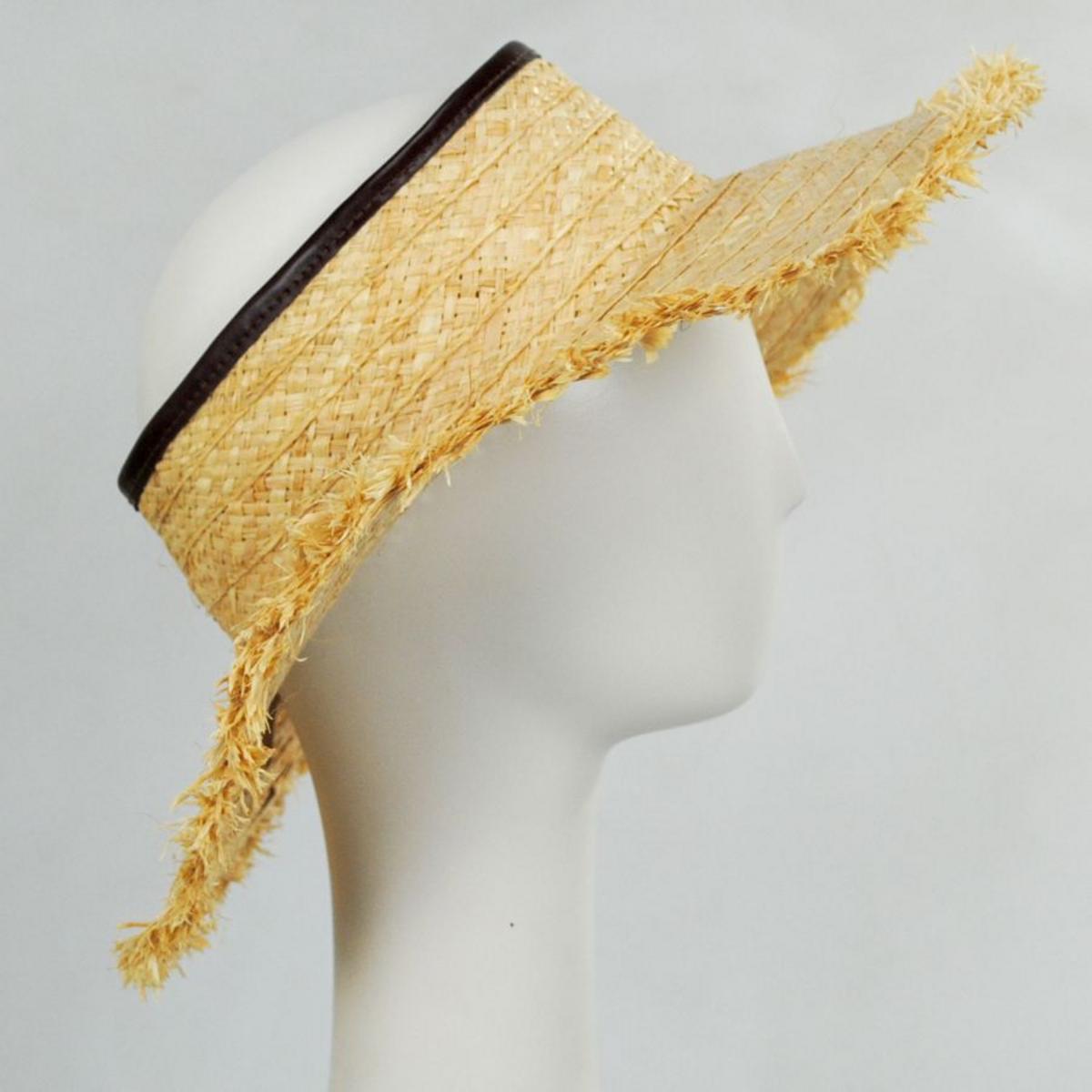 Porto Heli Crownless Sun Hat/Visor