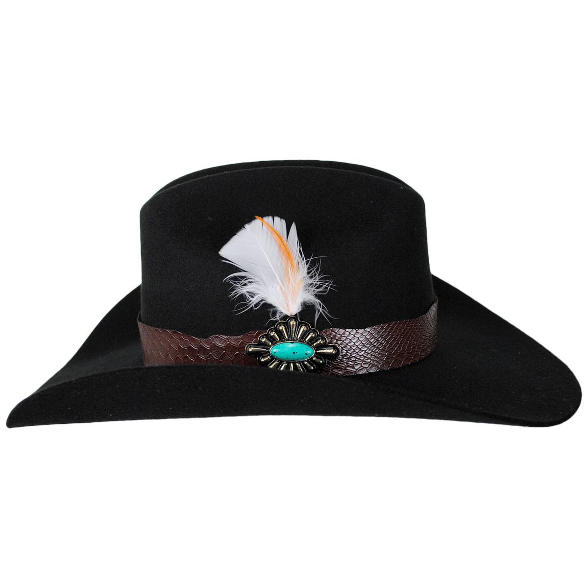 Charlie 1 Horse | Saddle Up Wool Felt Western Hat | 124968 | profile | BLACK