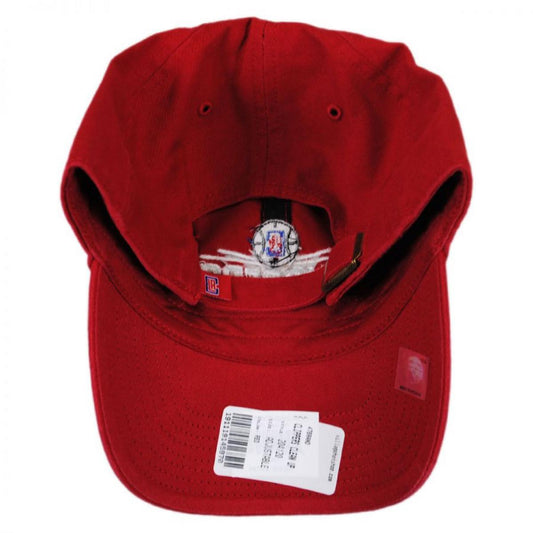 47 Brand | Los Angeles Clippers NBA Clean Up Strapback Baseball Cap Dad Hat | 204120 | under | RED/WHITE