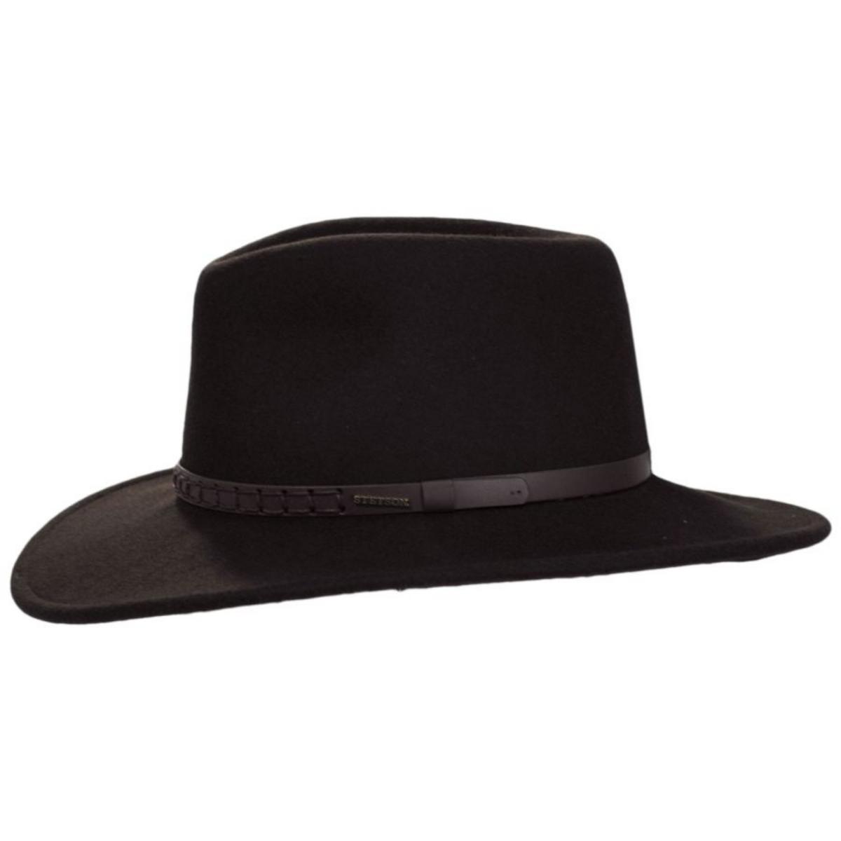 Stetson | Sturgis Crushable Wool Felt Outback Hat | 130742 | profile | CORDOVA