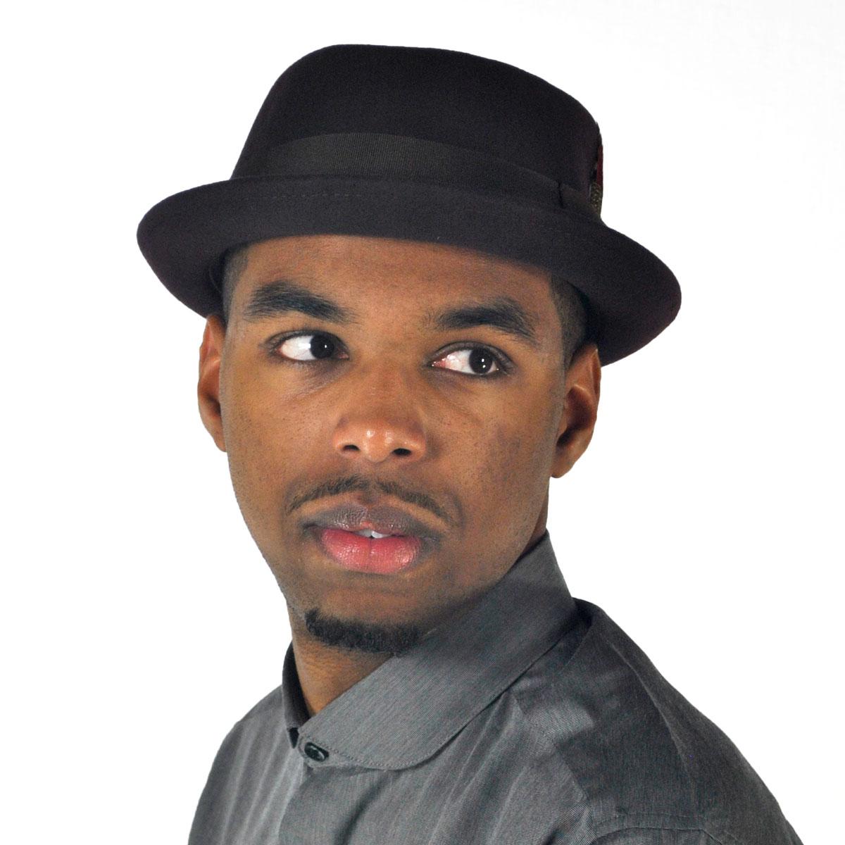 Jaxon Hats | Wholesale Crushable Wool Felt Diamond Crown Fedora Hat B2B Pre-Pack | B2B135006 | lsmone | BLACK