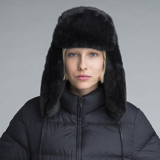 Kangol | Faux Fur Trapper Hat | 106827 | lsfone | BLACK