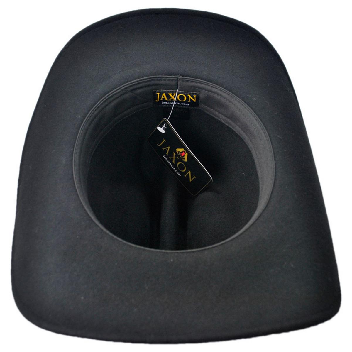 Jaxon Hats | Wholesale Wool Felt Western Hat B2B Pre-Pack | B2B132000 | under | BLACK
