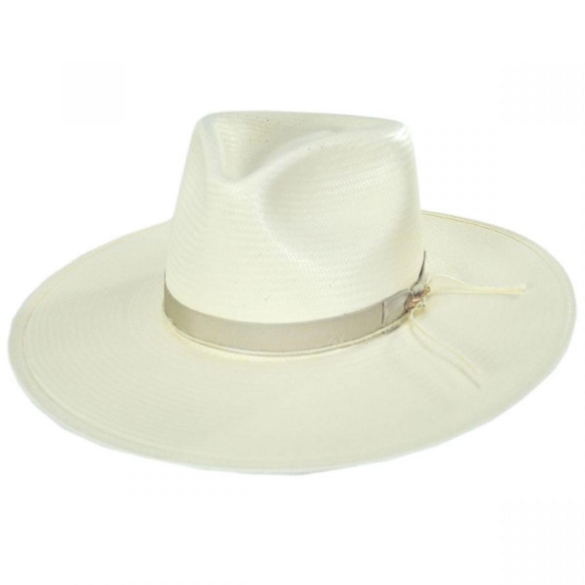 Stetson | JW Marshall Shantung Straw Western Hat | 127017 | lead | NATURAL