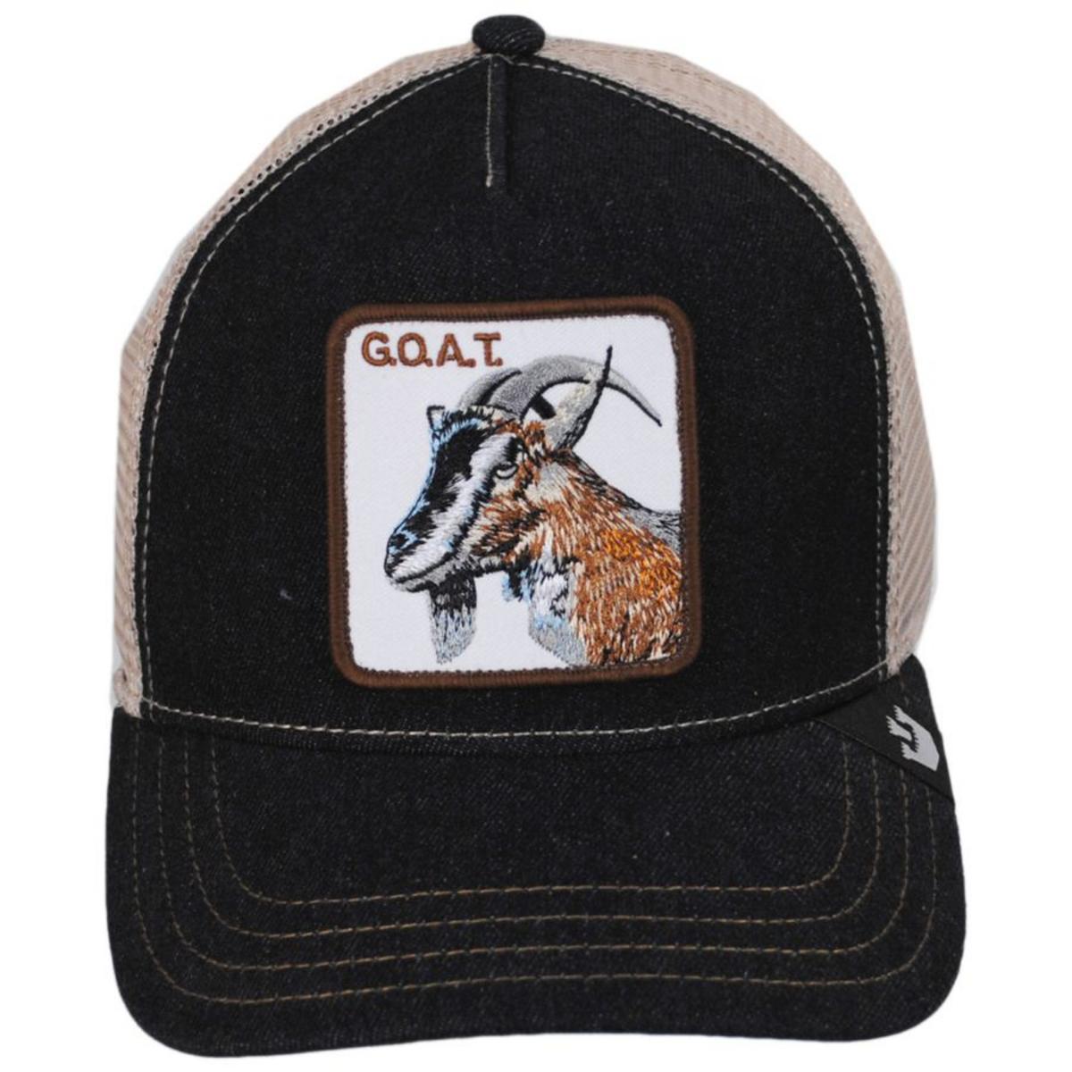 Goorin Bros | Goat Mesh Trucker Snapback Baseball Cap | 200427 | front | CHARCOAL