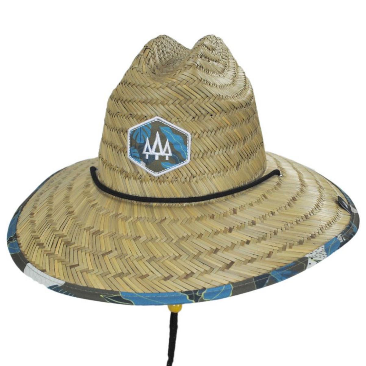Hemlock Hat Co. | Sprout Straw Lifeguard Hat | 129564 | lead | TAN