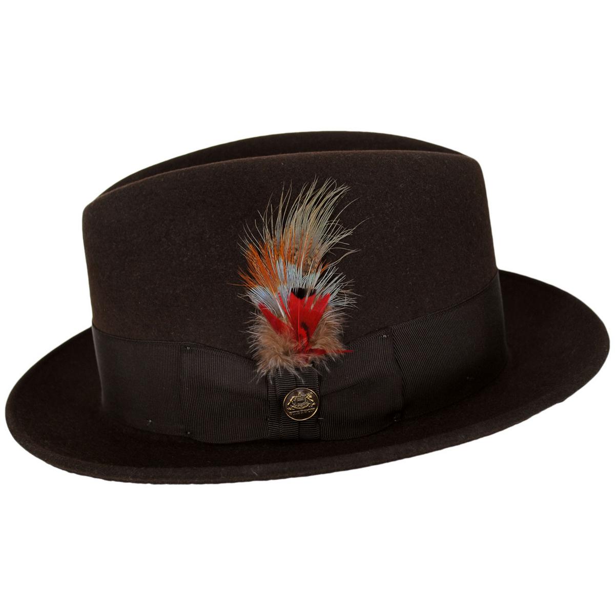 Stetson | Saxon Fur Felt Fedora Hat | 130609 | profile | CORDOVA