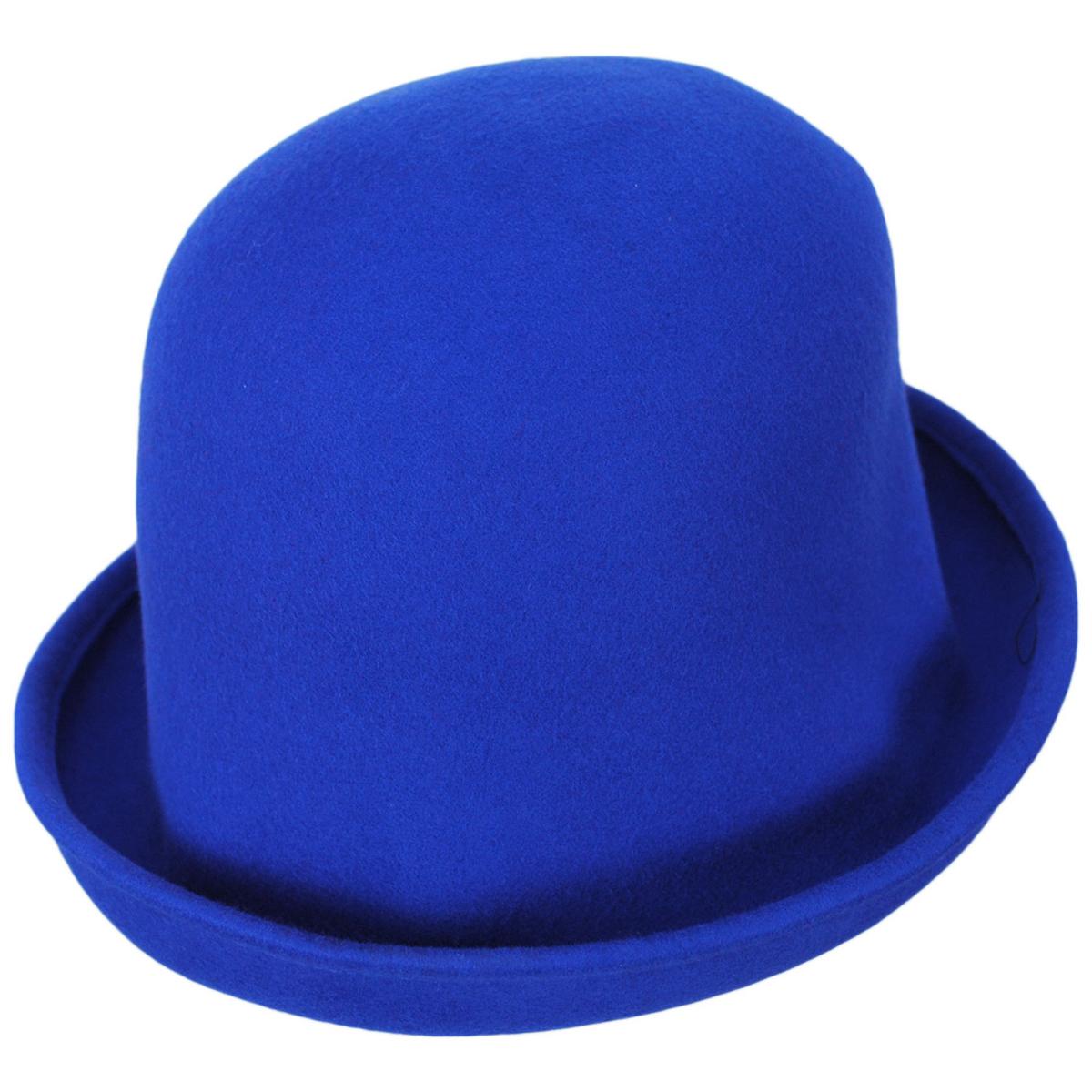 Kathy Jeanne | 6-Way Shapeable Wool Felt Cloche Hat | 124715 | lead | ROYAL