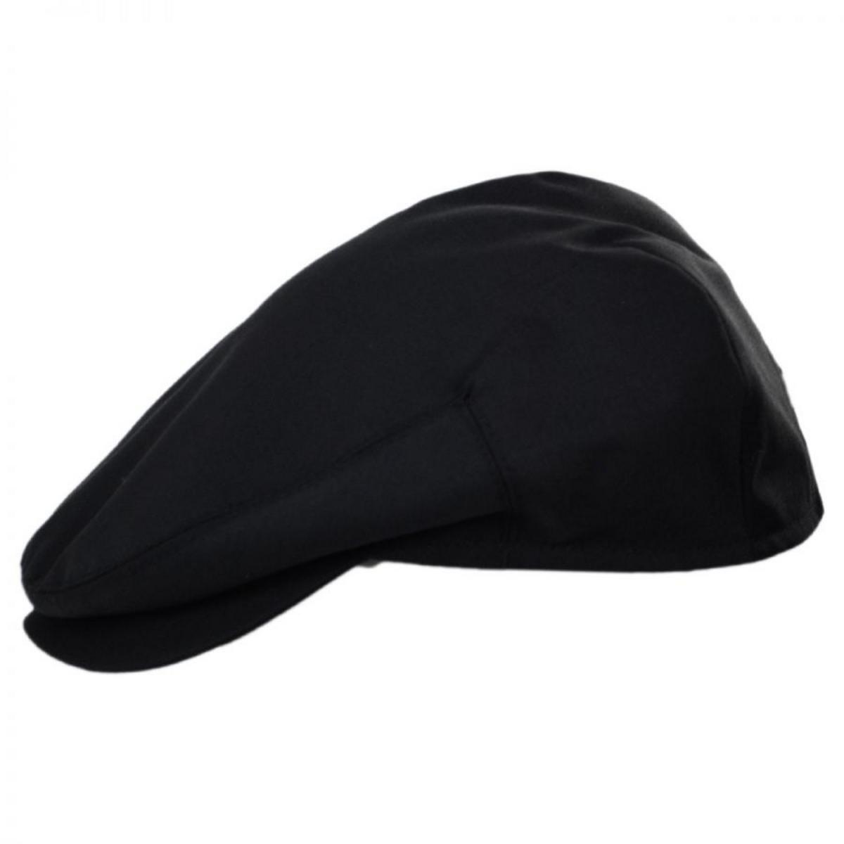 Baskerville Hat Company | Wholesale Elverton Wool Solid Ivy Cap B2B Pre-Pack | B2B167602 | profile | BLACK
