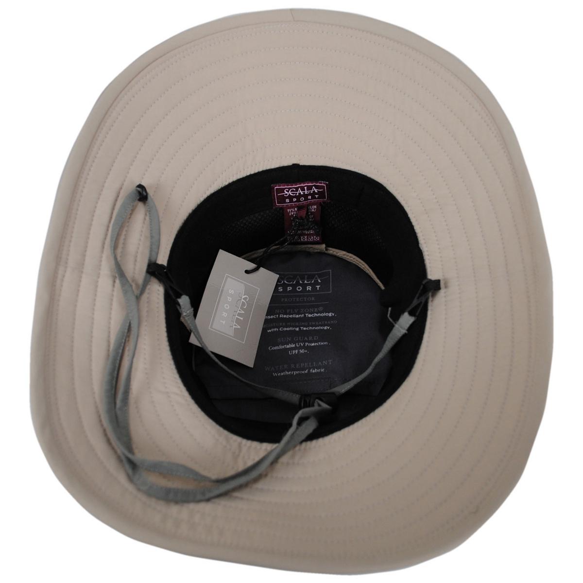 Scala | No Fly Zone Defender HyperKewl Boonie Hat | 400282 | under | GREY