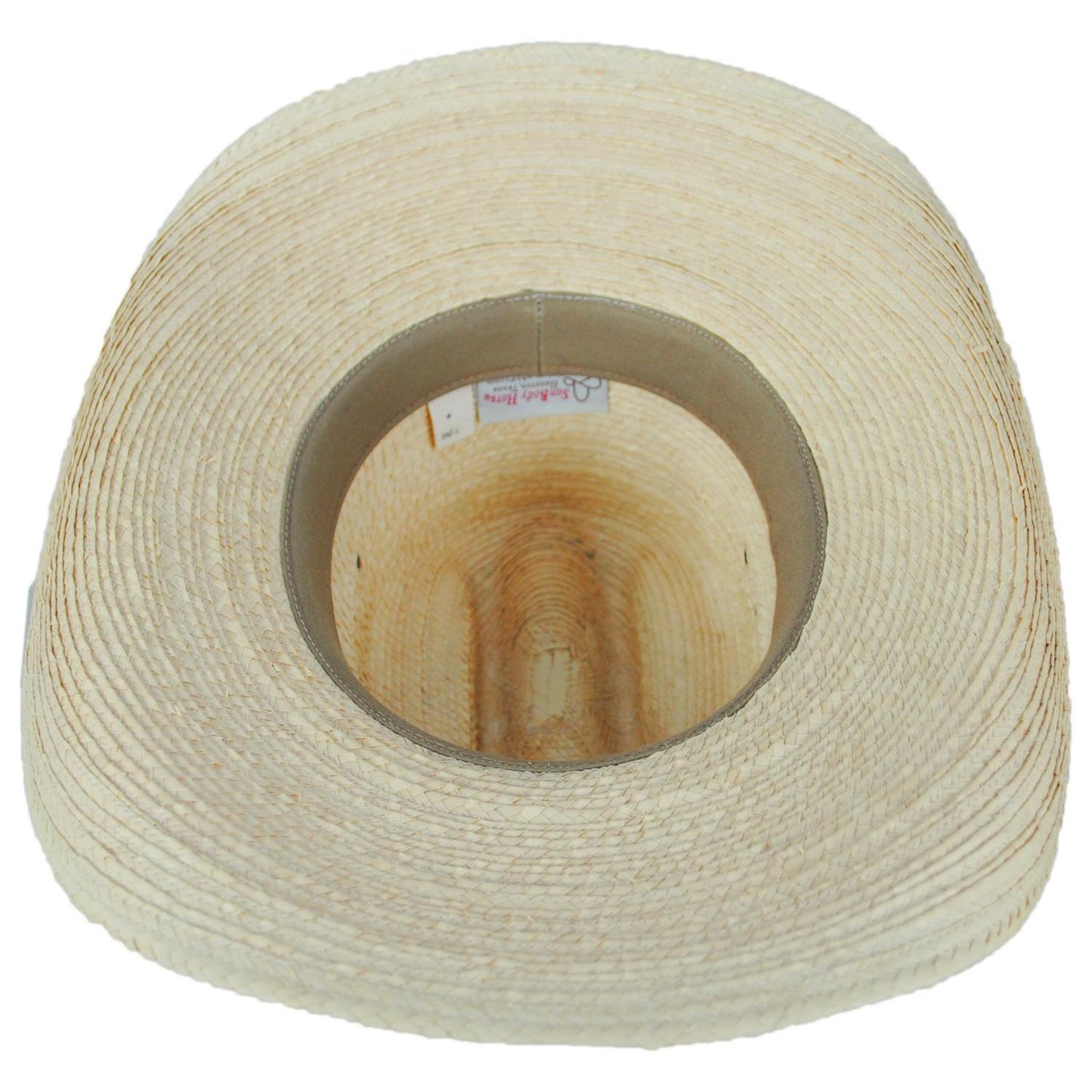 SunBody Hats | Cattleman Guatemalan Palm Leaf Straw Hat | 128204 | under | NATURAL