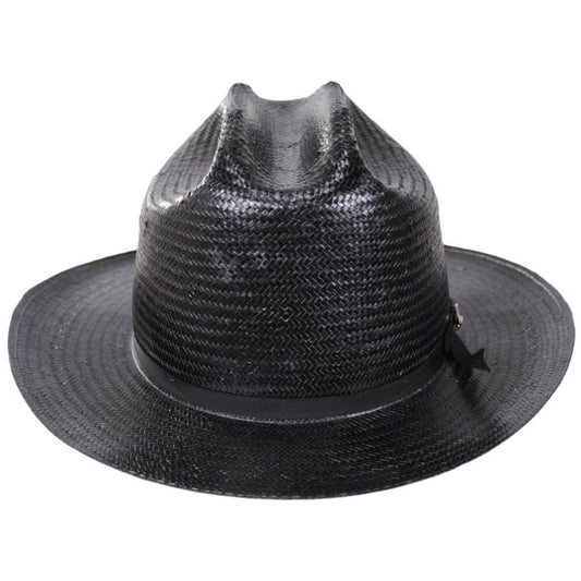 Stetson | Open Road Shantung Straw Western Hat | 127000 | front | BLACK