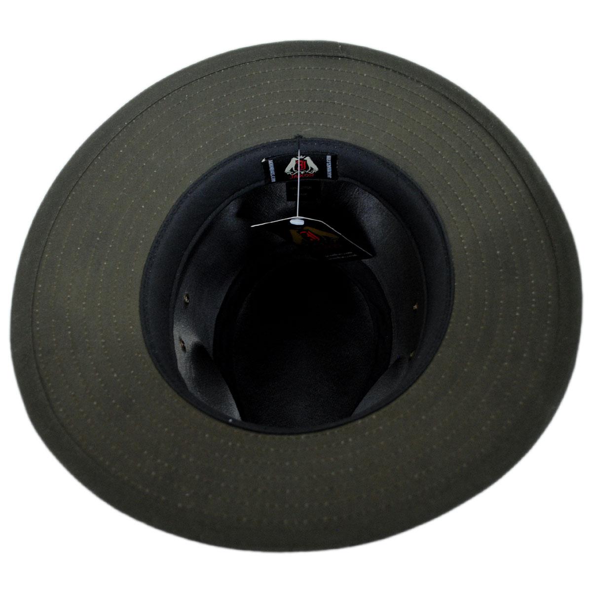 Jaxon Hats | Wholesale Cotton Oilcloth Safari Fedora Hat B2B Pre-Pack | B2B147252 | under | OLIVE