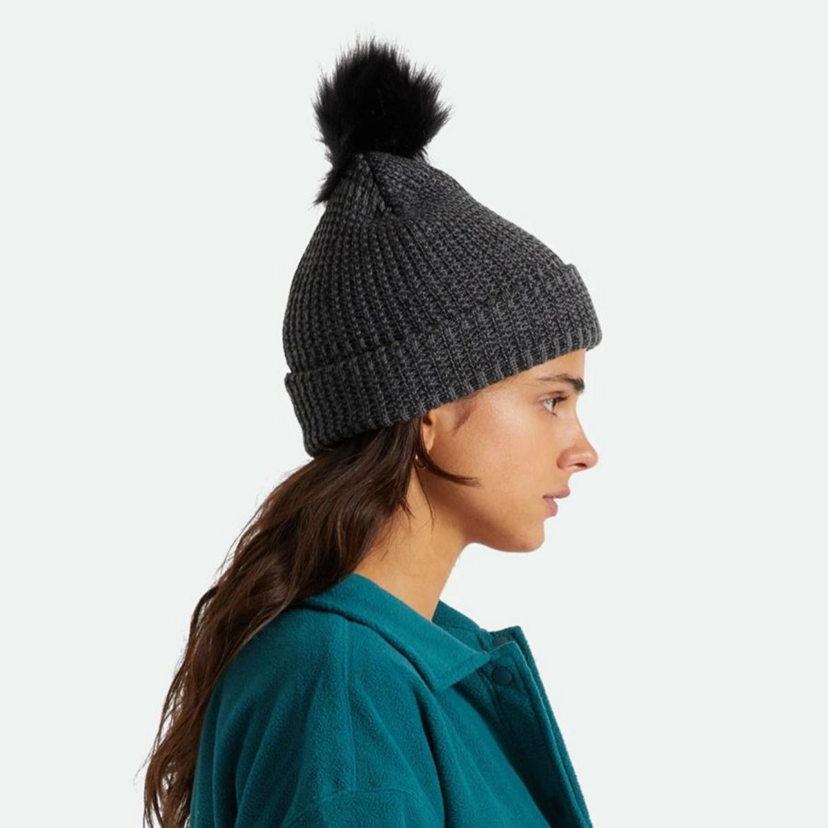 Alison Faux Fur Pom Beanie Hat