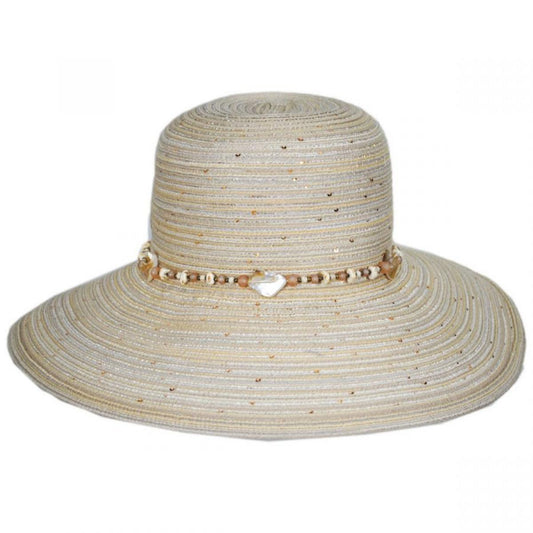 Cappelli | Scallop Braid Facesaver Hat | 101242 | front | NATURAL