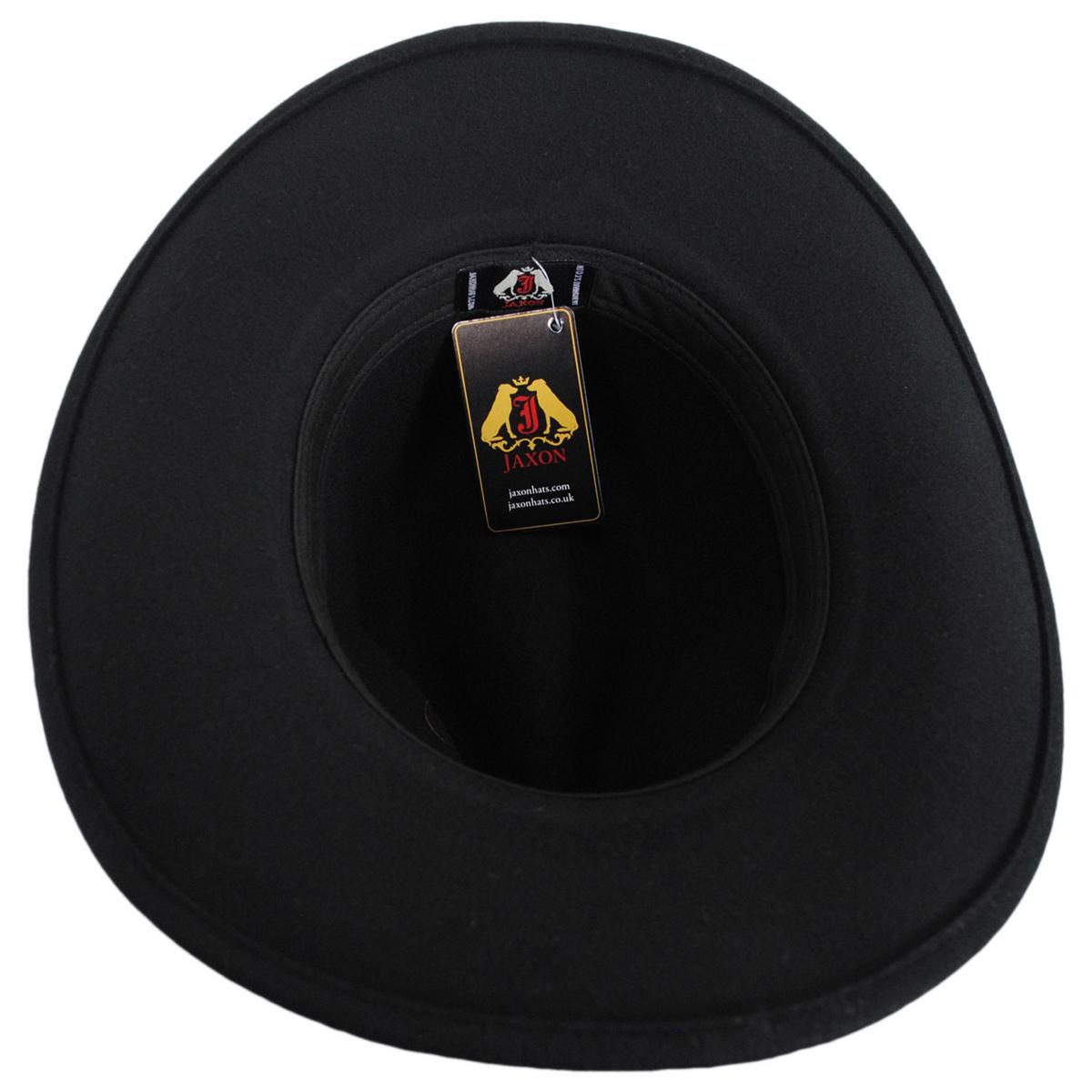 Jaxon Hats | Wholesale Sedona Wool Felt Cowboy Hat B2B Pre-Pack | B2B135011 | under | BLACK