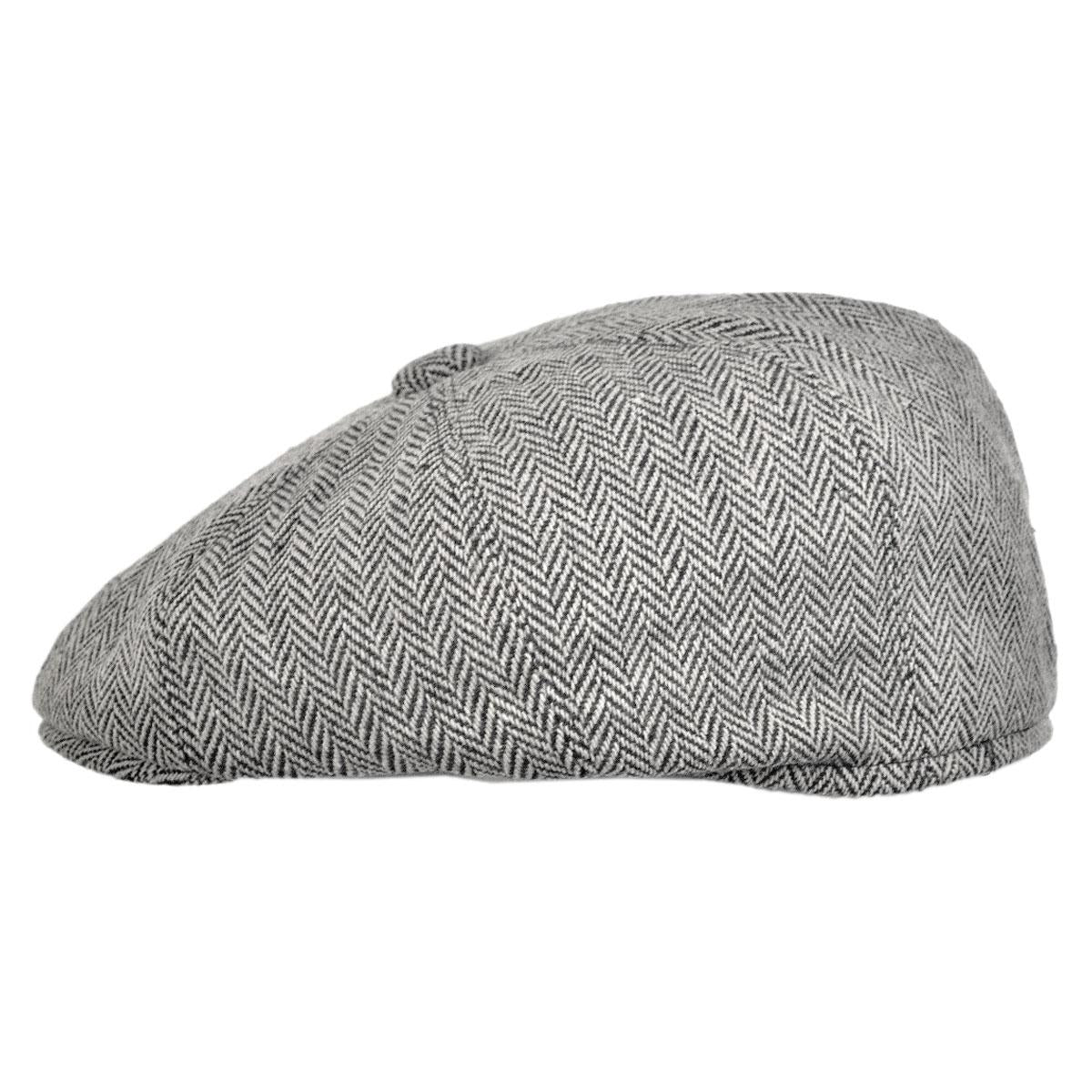 Wholesale Herringbone Wool Blend Newsboy Cap B2B Pre-Pack