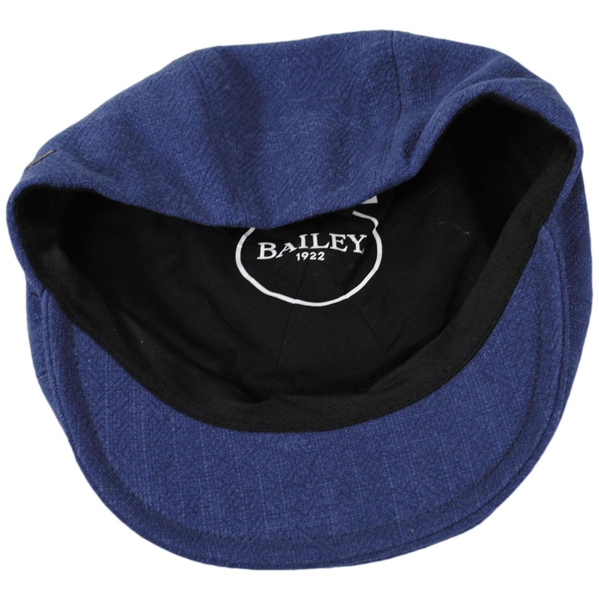 Bailey 1922 | Rankin Rayon 8 Panel Flat Cap | 167235 | under | NAVY