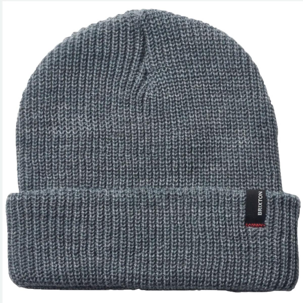 BRIXTON HATS | Heist Knit Beanie Hat | 502706 | lead | HEATHER GREY