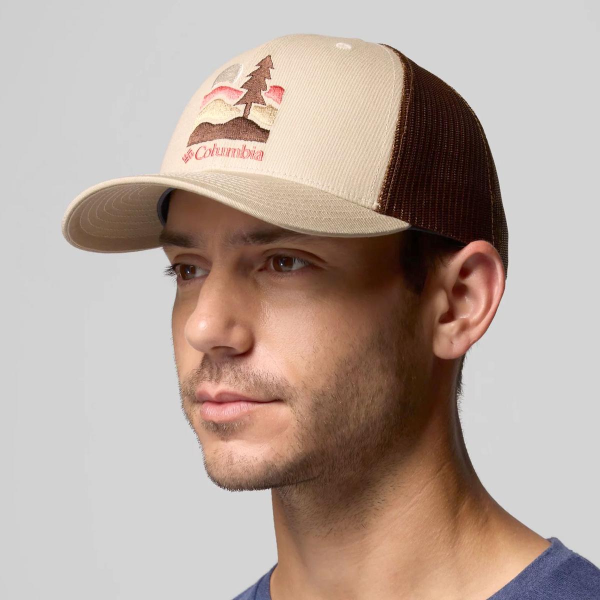 Columbia Sportswear | Get Hiked Mesh Snapback Baseball Cap | 400146 | lsmone | ANCIENT FOSSIL