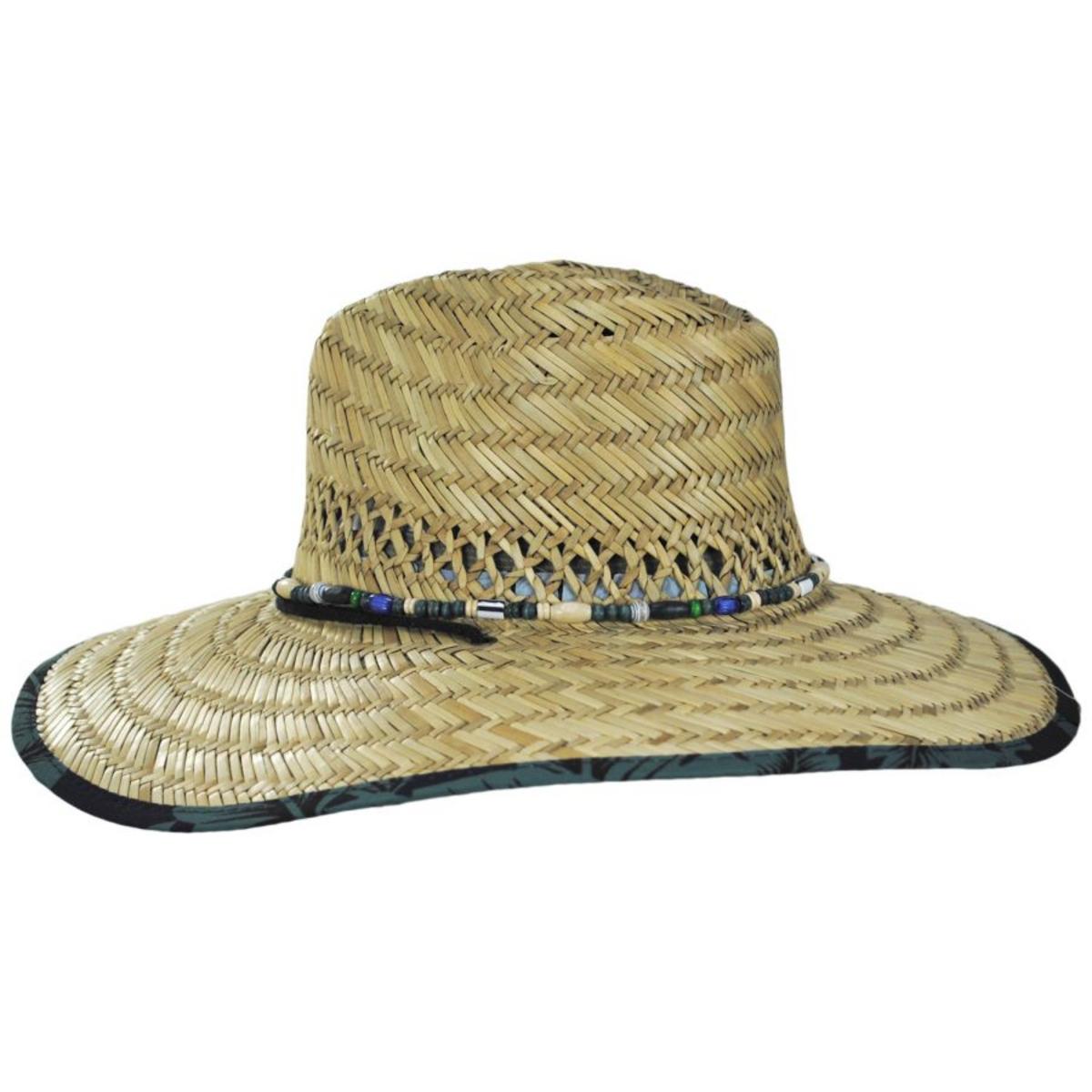 Dorfman Pacific | Kalisa Rush Straw Lifeguard Hat | 101364 | profile | NATURAL
