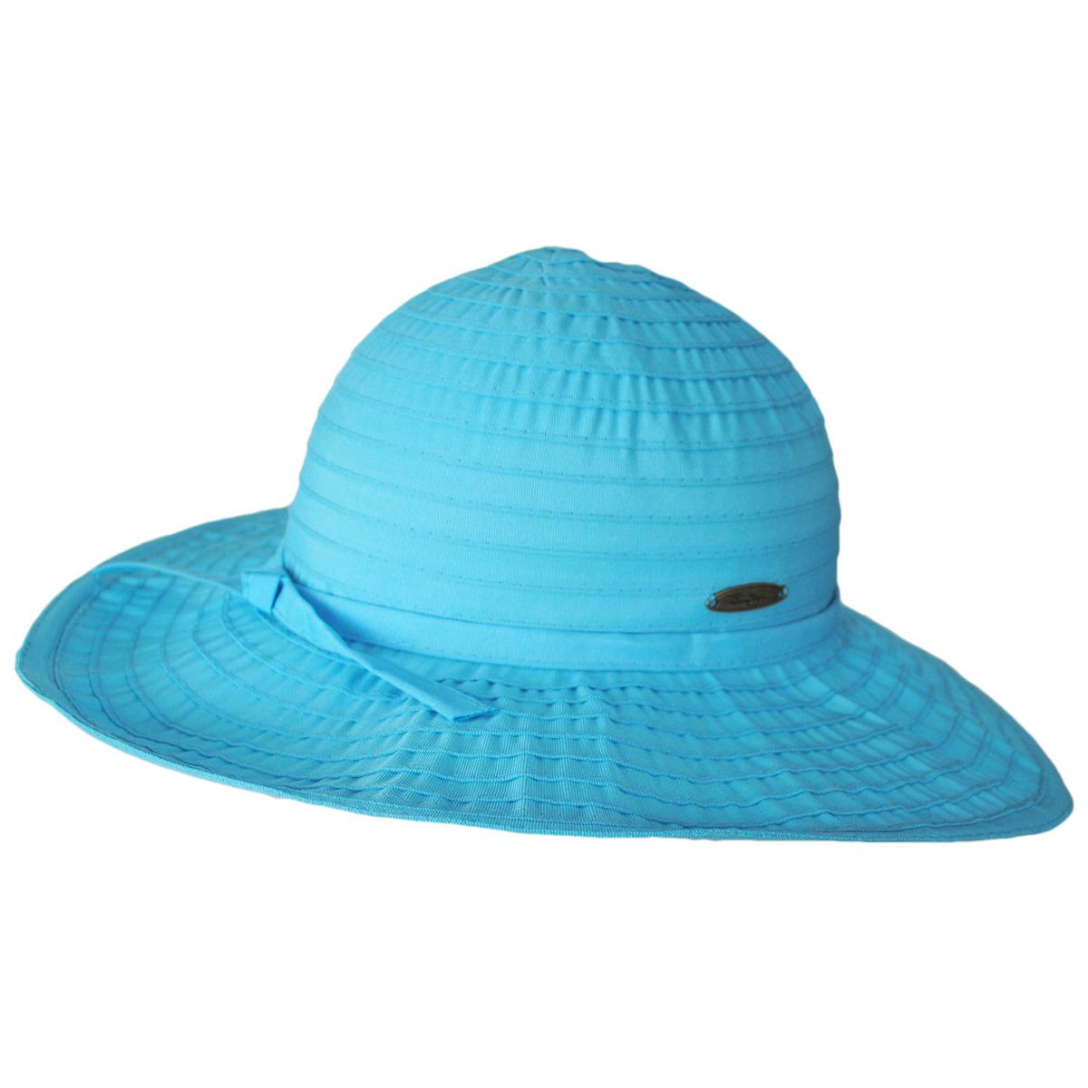 Panama Jack | Danio Ribbon Swinger Sun Hat | 110400 | profile | TURQUOISE