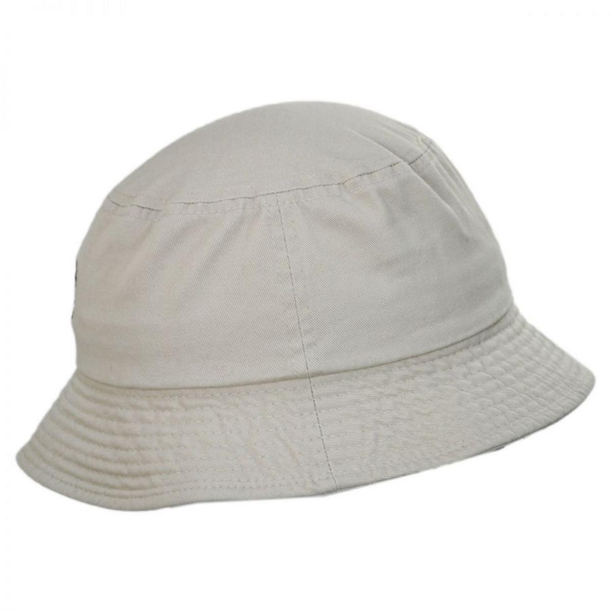 Kangol | Washed Cotton Bucket Hat | 185701 | profile | KHAKI