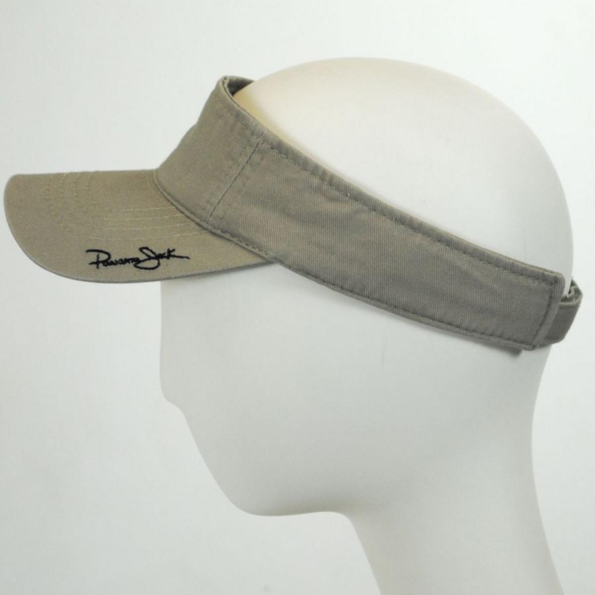 Panama Jack | Garment Washed Cotton Sport Visor | 195075 | front | KHAKI