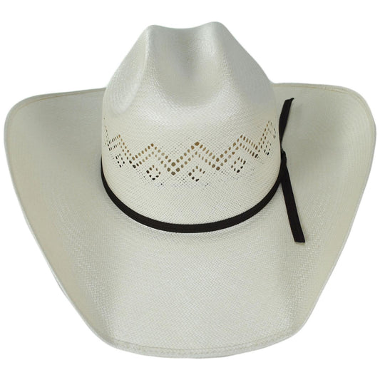 Bailey Western | Indio 15X Shantung Straw Western Hat | 127944 | front | IVORY