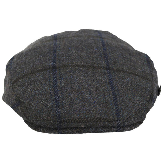 Failsworth | Gamekeeper Lovat Tweed Windowpane Plaid Ivy Cap | 177936 | front | GRAY
