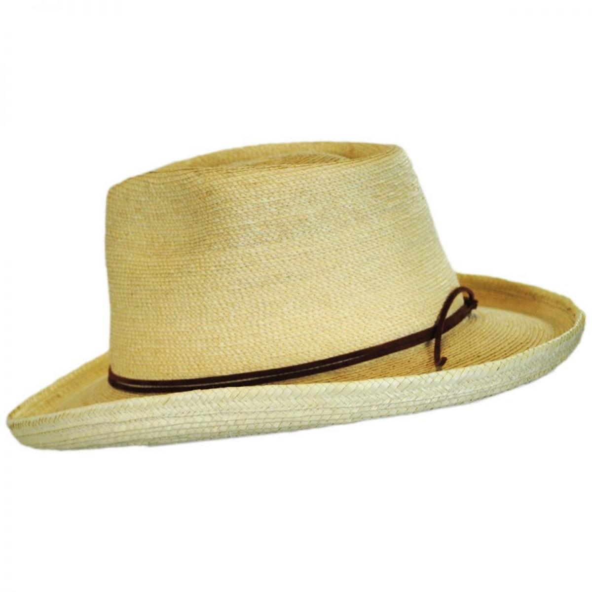SunBody Hats | Outlaw Guatemalan Fine Palm Leaf Straw Hat | 128212 | profile | NATURAL