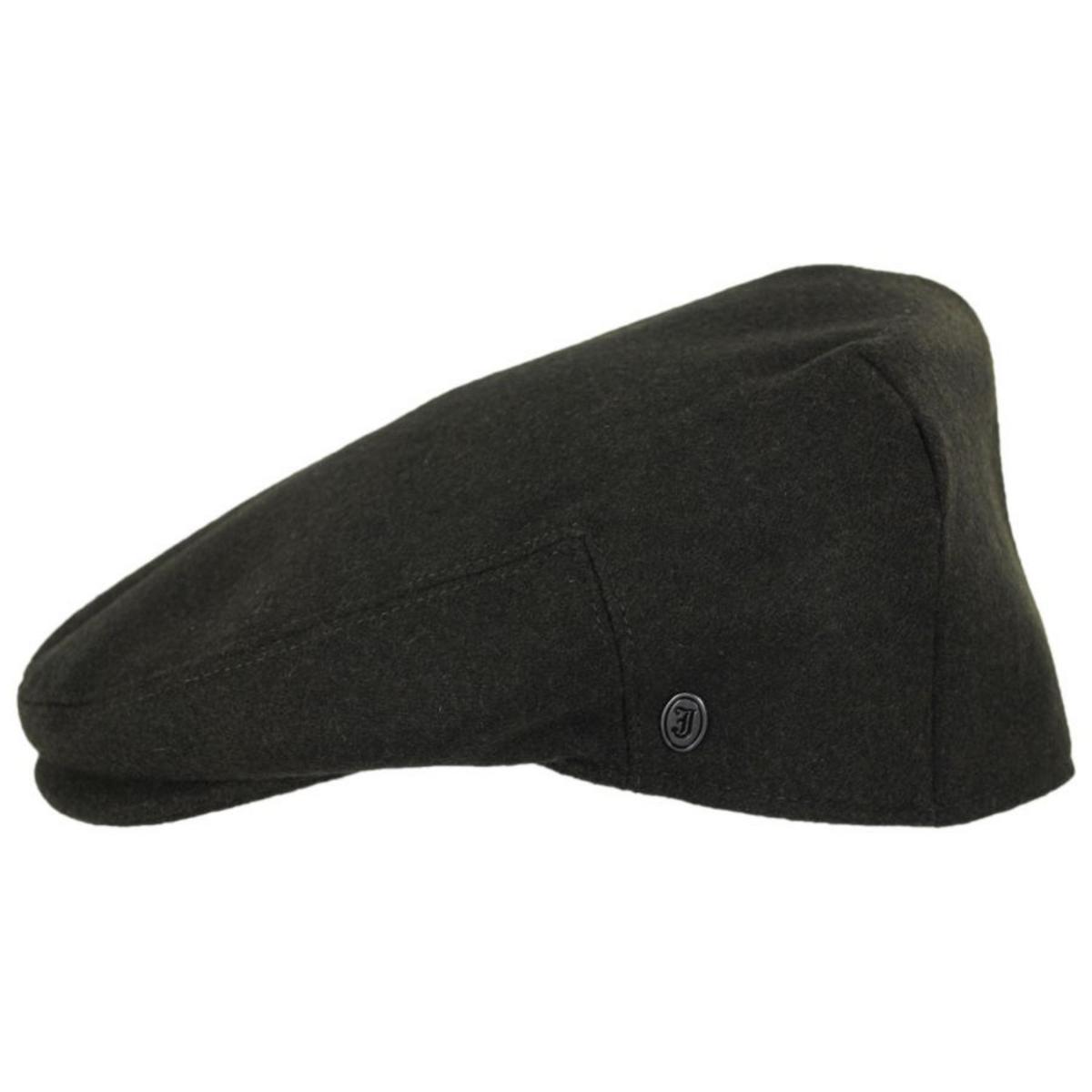 Jaxon Hats | Harlem Wool Blend Ivy Cap | 167733 | profile | OLIVE GREEN
