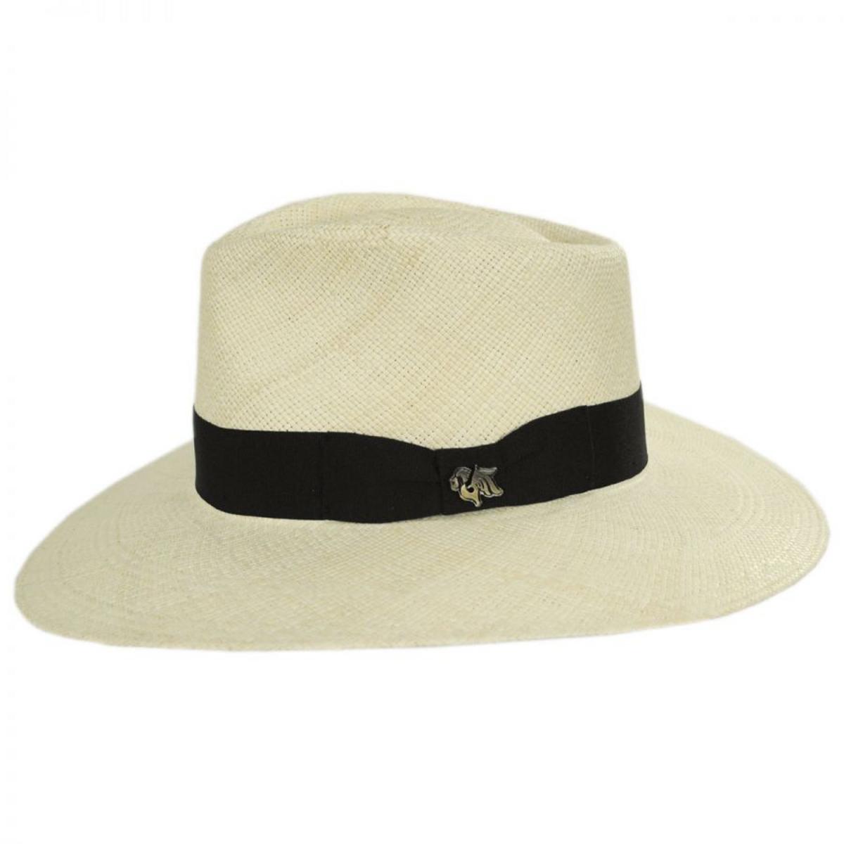 Bigalli | Australian Panama Straw Fedora Hat | 129205 | profile | NATURAL