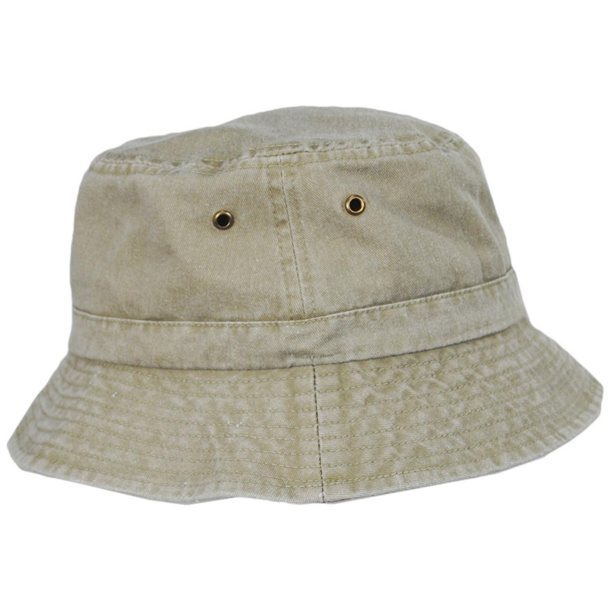 Village Hat Shop | Wholesale VHS Cotton Bucket Hat B2B Pre-Pack | B2B186605 | profile | KHAKI