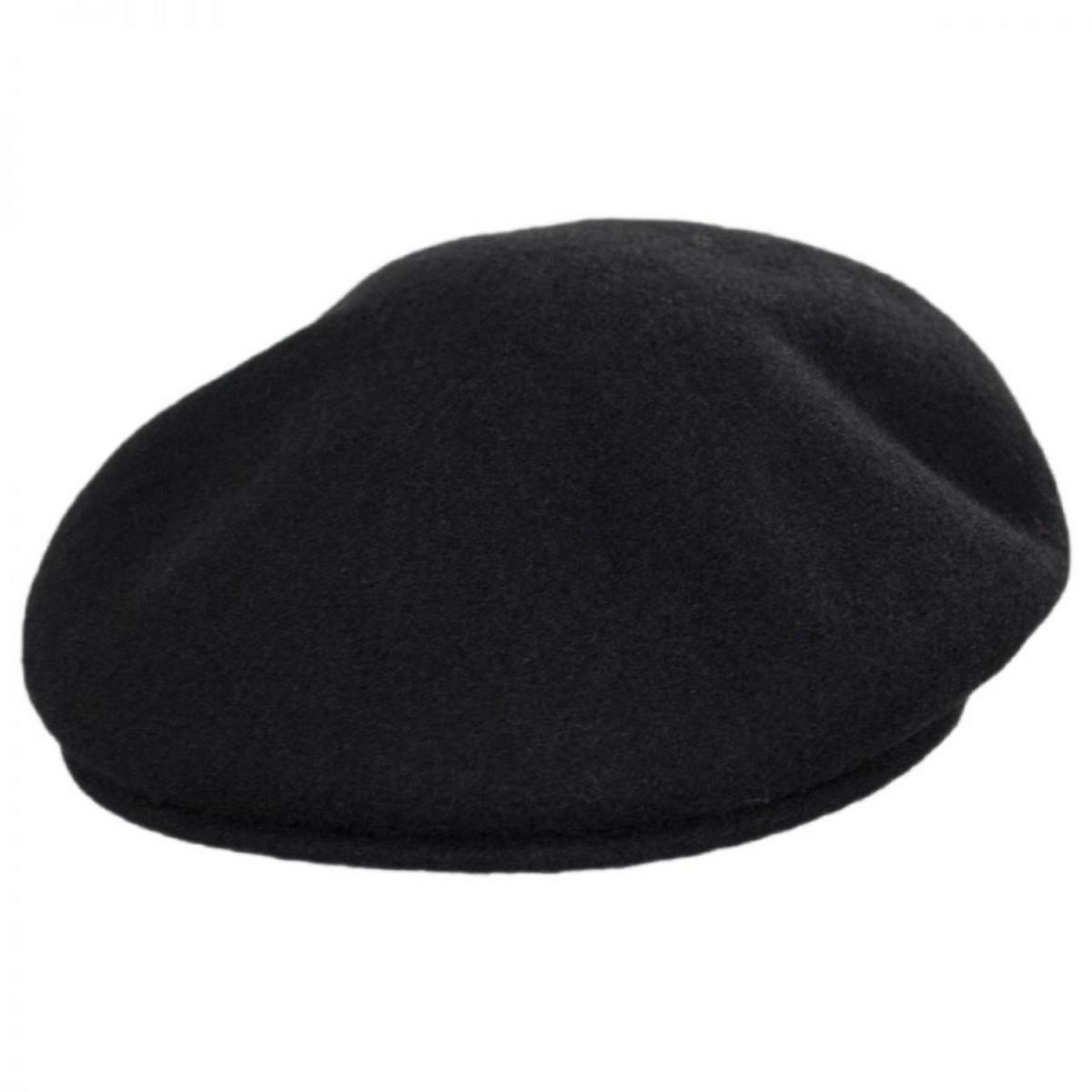 Jaxon Hats | Genuine Wool Ivy Cap | 168201 | lead | BLACK