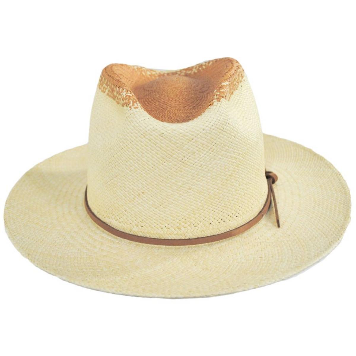 Bailey 1922 | Bystrom Panama Straw Fedora Hat | 127738 | front | NATURAL