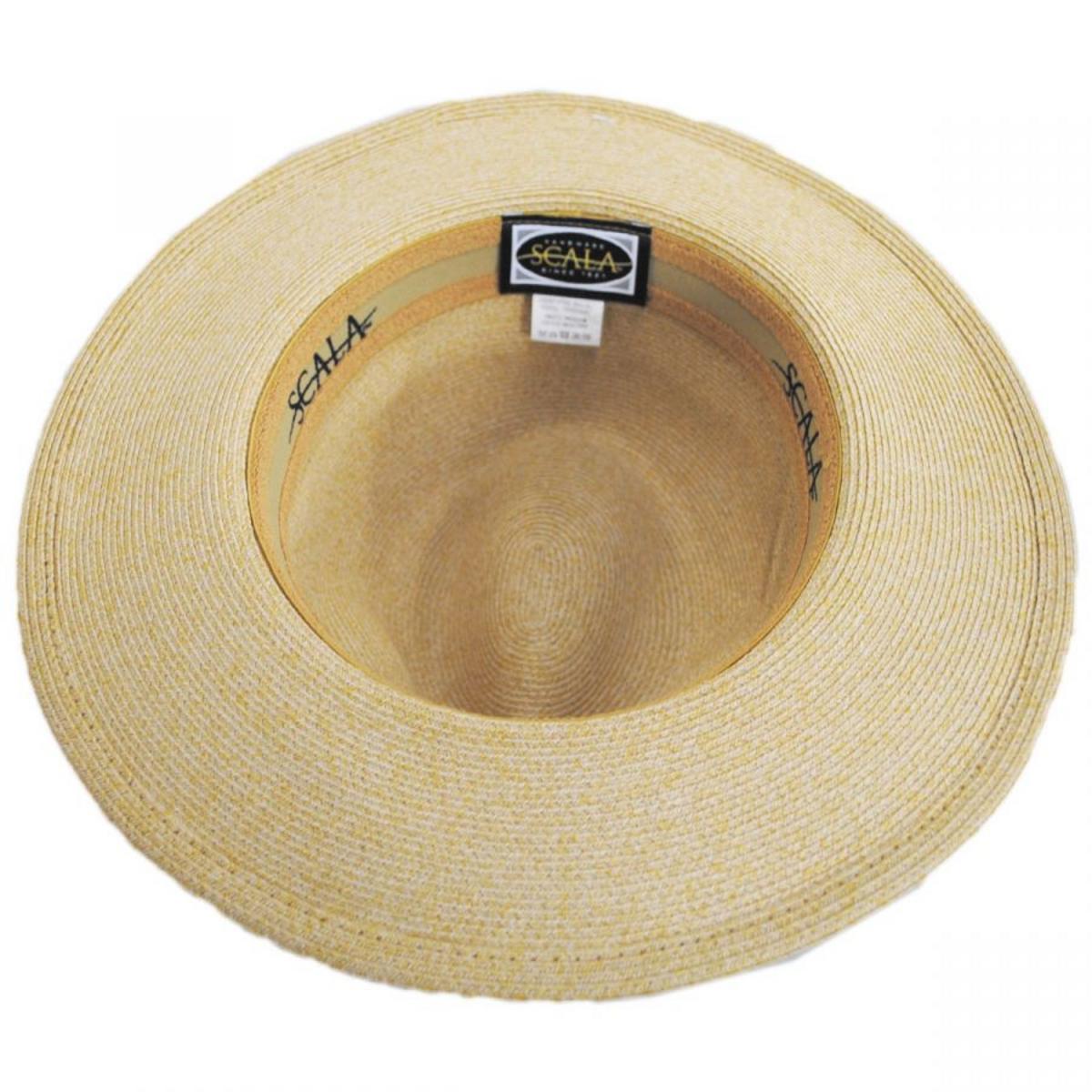Scala | Slider Toyo Straw Safari Fedora Hat | 126369 | under | TOAST