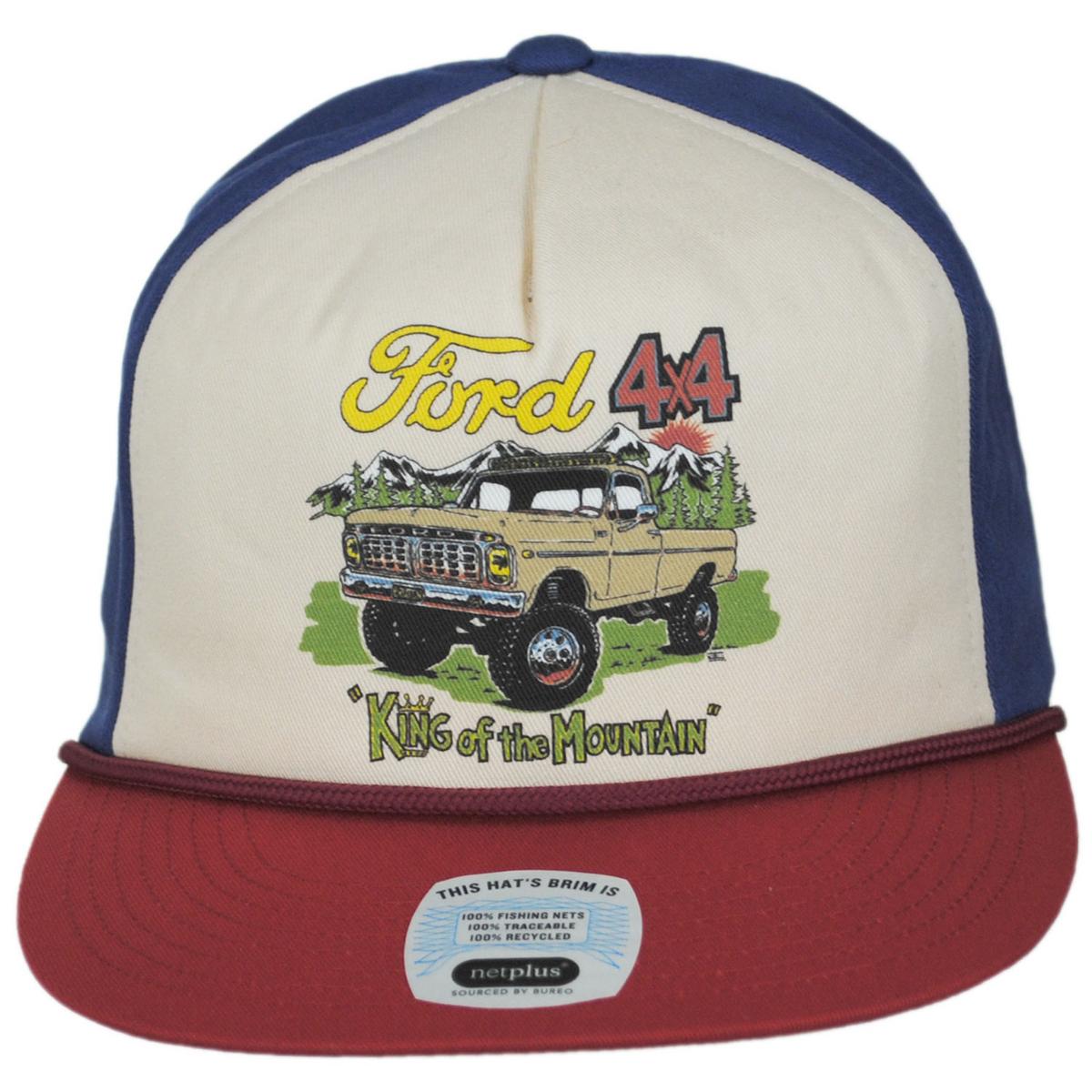 BRIXTON HATS | Ford King of the Mountains HP Snapback Baseball Cap | 201885 | front | MULTI